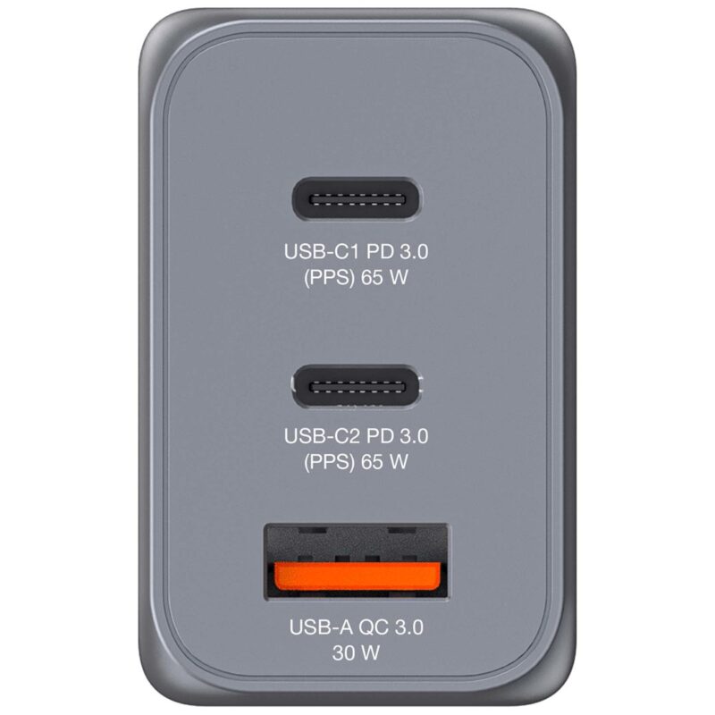 Ładowarka sieciowa Verbatim GaN GNC-65 2xUSB-C Uniwersalna
