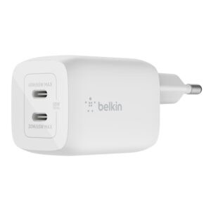 Belkin BoostCharge Pro | 65W Dual USB-C PD 3.0 PPS | GaN White