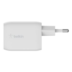 Belkin BoostCharge Pro | 65W Dual USB-C PD 3.0 PPS | GaN White
