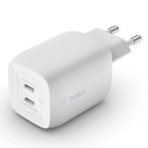 Belkin BoostCharge Pro | 65W Dual USB-C PD 3.0 PPS | GaN White