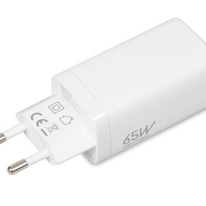 ŁADOWARKA SIECIOWA I-BOX C-65 GAN PD65W KABEL, BIAŁA