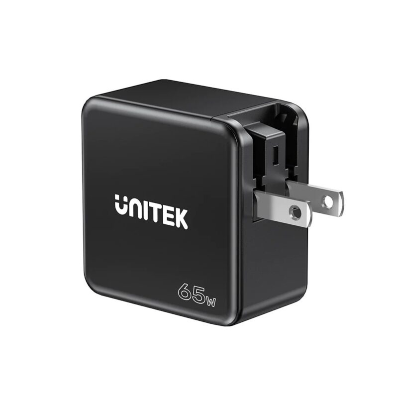UNITEK GaN PD 65W | 2× USB-C & USB-A