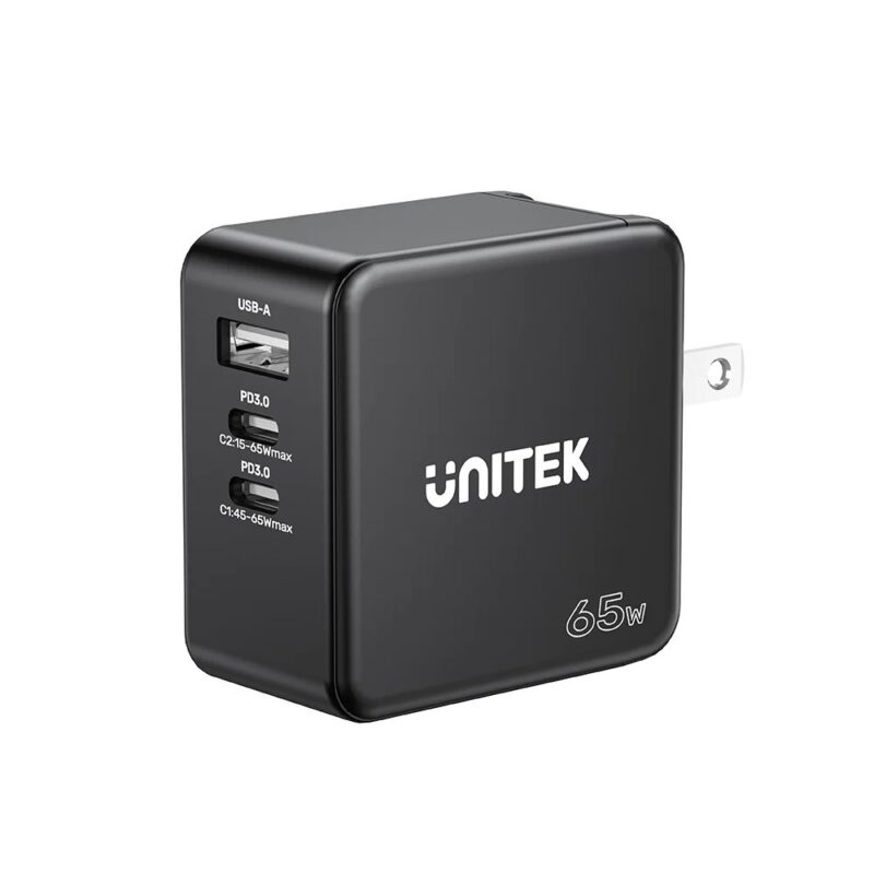 zdjecie-1750757384.jpg UNITEK GaN PD 65W | 2× USB-C & USB-A