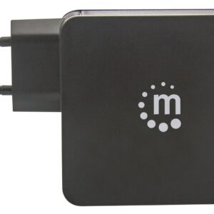 Manhattan 180214 ładowarka do urządzeń przenośnych Netbook, Tablet Czarny Prąd przemienny Wewnętrzna
