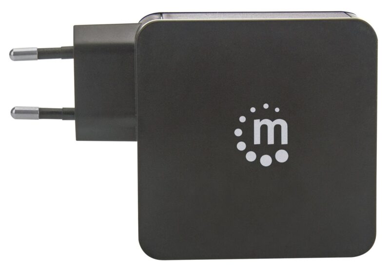 Manhattan 180214 ładowarka do urządzeń przenośnych Netbook, Tablet Czarny Prąd przemienny Wewnętrzna