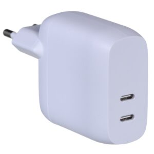 Ładowarka Belkin BoostCharge Dual USB-C PD 3.0 Wall Charger 40W White