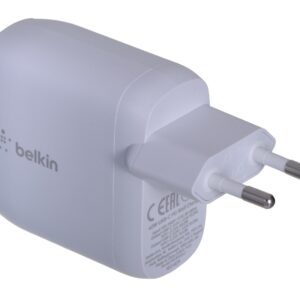 Ładowarka Belkin BoostCharge Dual USB-C PD 3.0 Wall Charger 40W White