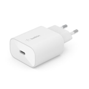 BELKIN ŁADOWARKA SIECIOWA 25W PD PPS BIAŁA