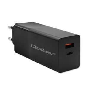 zdjecie-1750757726-1.jpg Qoltec GaN Power Pro | USB-C + USB-A 100 W PD | Czarna