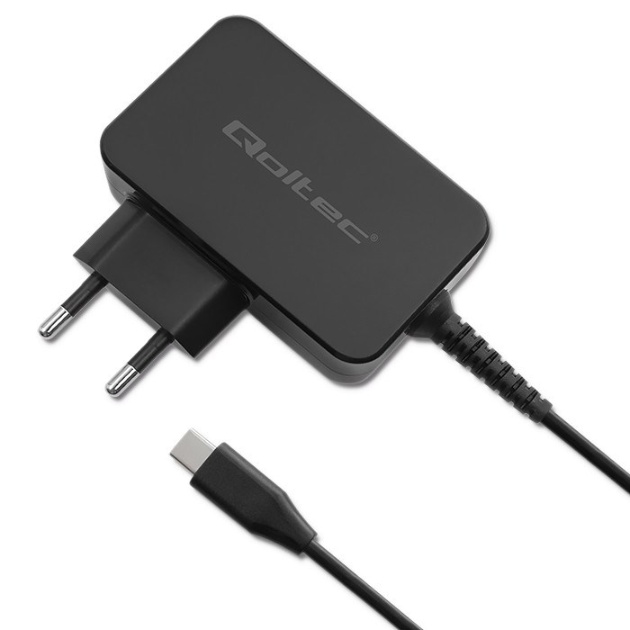zdjecie-1750757730.jpg Qoltec GaN Power Pro | 1XUSB-C | 65W | 5-20V | 3-3.25A | CZARNA
