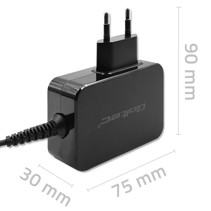 zdjecie-1750757735.jpg Qoltec GaN Power Pro | 1XUSB-C | 65W | 5-20V | 3-3.25A | CZARNA
