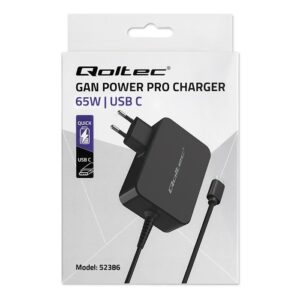 zdjecie-1750757737-1.jpg Qoltec GaN Power Pro | 1XUSB-C | 65W | 5-20V | 3-3.25A | CZARNA