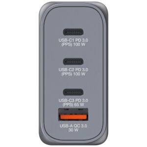 zdjecie-1750757769.jpg Verbatim GaN GNC-100 | 4-portowa ładowarka 100 W | USB-A & USB-C