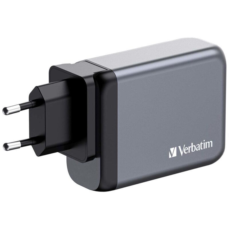 zdjecie-1750757770.jpg Verbatim GaN GNC-100 | 4-portowa ładowarka 100 W | USB-A & USB-C