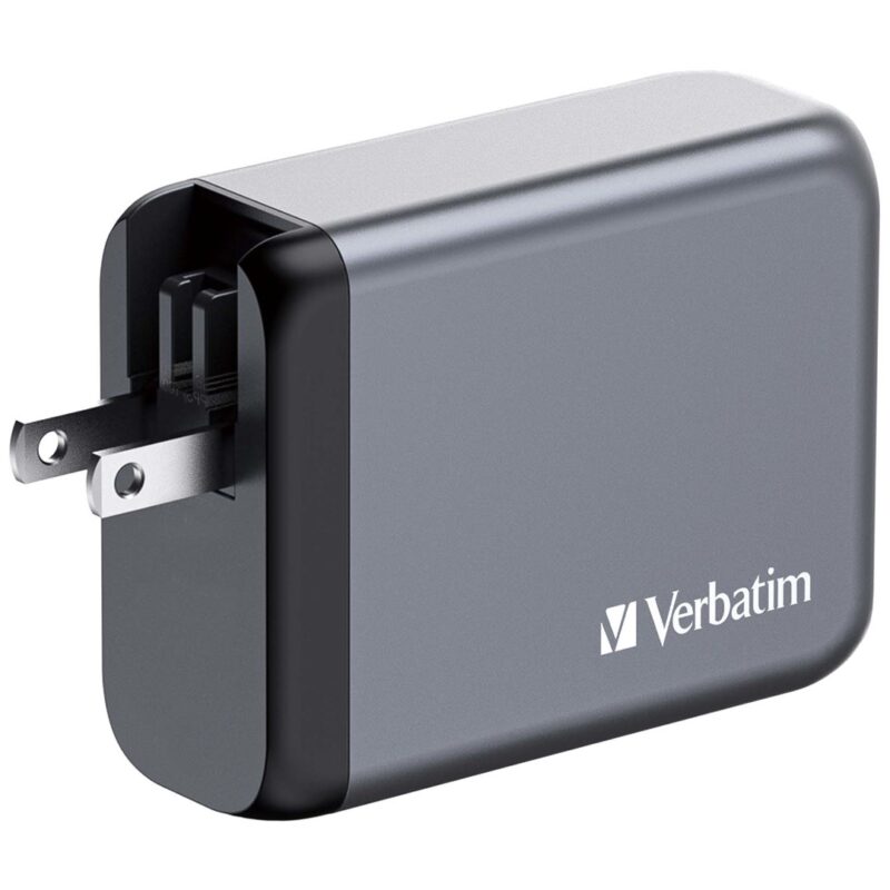 zdjecie-1750757781.jpg Verbatim GaN GNC-100 | 4-portowa ładowarka 100 W | USB-A & USB-C