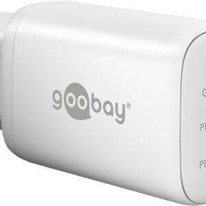 Goobay 65408 ładowarka do urządzeń przenośnych Słuchawki, Laptop, Smartfon, Tablet Biały Prąd przemienny Szybkie ładowanie Wewnętrzna