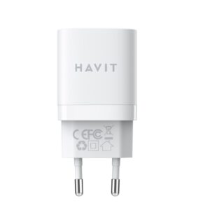 Ładowarka Havit USB-A+USB-C UC30 EU (biały)