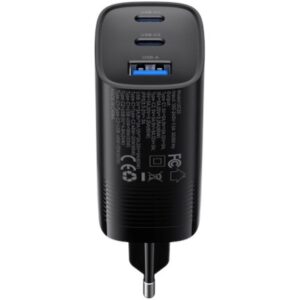 Ładowarka Havit UC20 EU USB-C+USB-C+USB-A (czarny)