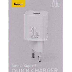 Baseus Super Si 20W | USB-C Charger | White