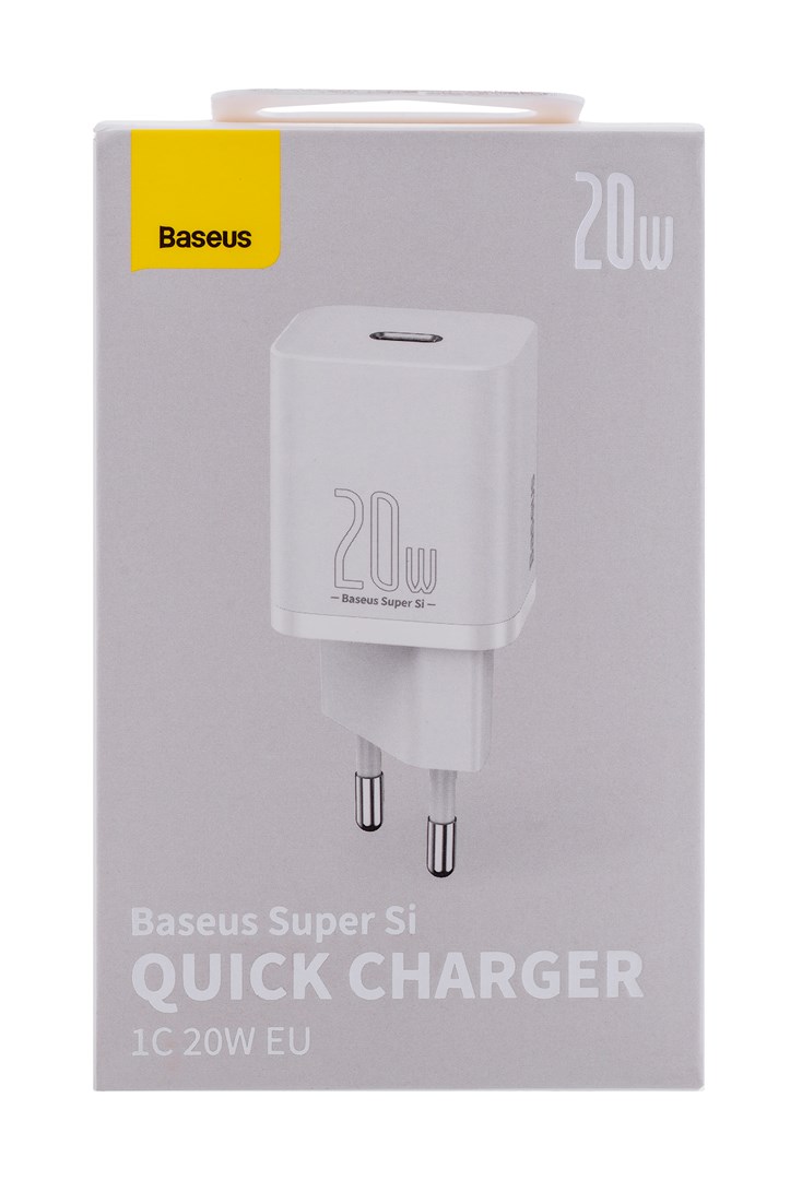 Baseus Super Si 20W | USB-C Charger | White