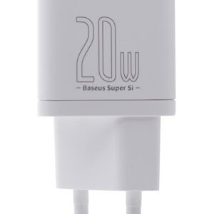 Baseus Super Si 20W | USB-C Charger | White