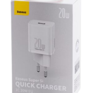 Baseus Super Si 20W | USB-C Charger | White