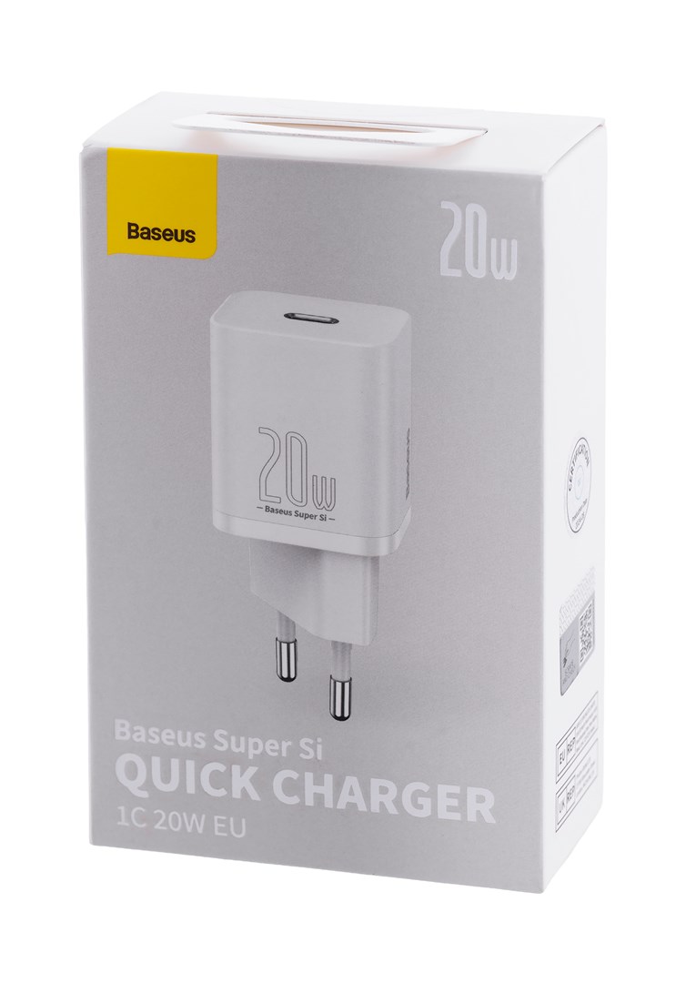 Baseus Super Si 20W | USB-C Charger | White