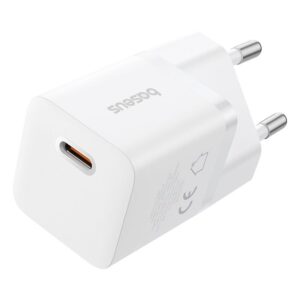 Ładowarka sieciowa Baseus GaN5 1C 25W EU (biały)