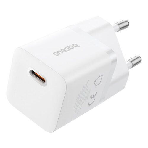 Ładowarka sieciowa Baseus GaN5 1C 25W EU (biały)