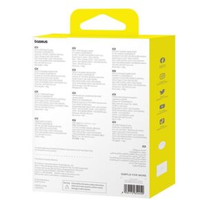 Ładowarka Baseus GaN5 mini 1C 30W EU+kabel USB-C (cluster black)