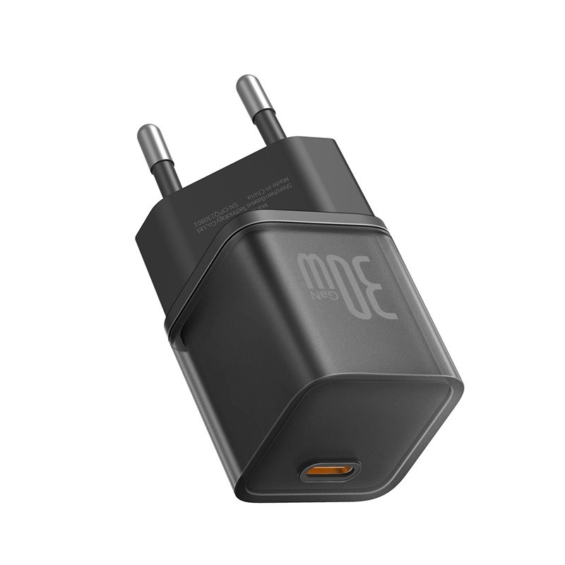 zdjecie-1750758235.jpg Baseus GaN5S 1C 30W EU | Kompaktowa ładowarka USB-C PD | Cluster Black