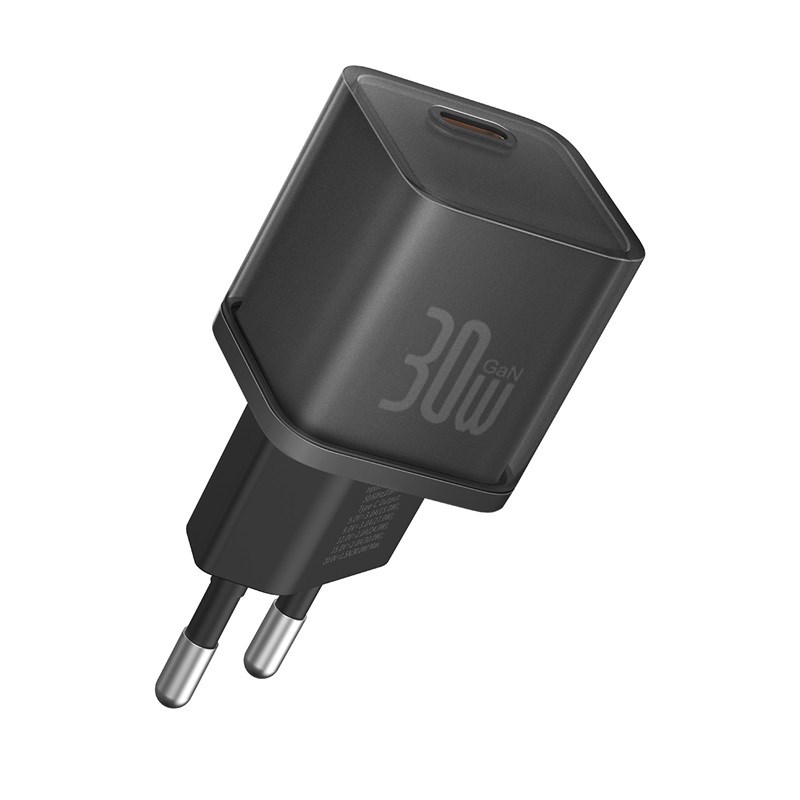 zdjecie-1750758236.jpg Baseus GaN5S 1C 30W EU | Kompaktowa ładowarka USB-C PD | Cluster Black