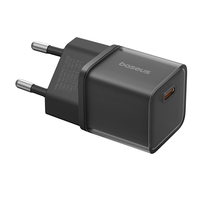 zdjecie-1750758238.jpg Baseus GaN5S 1C 30W EU | Kompaktowa ładowarka USB-C PD | Cluster Black