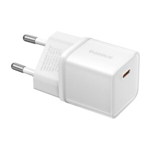 Ładowarka Baseus GaN5S 1C 30W EU (moon white)