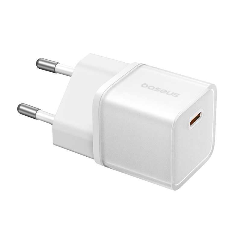 Ładowarka Baseus GaN5S 1C 20W EU (moon white)