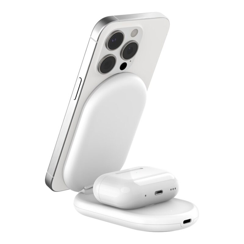 BELKIN ŁADOWARKA MAGSAFE SKŁADANA 2W1 QI2 ZASILACZ CZARNA