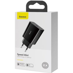 BASEUS ŁADOWARKA SIECIOWA MINI QC USB-C PD 3A 20W
