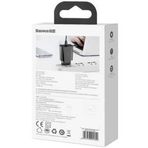 BASEUS ŁADOWARKA SIECIOWA MINI QC USB-C PD 3A 20W