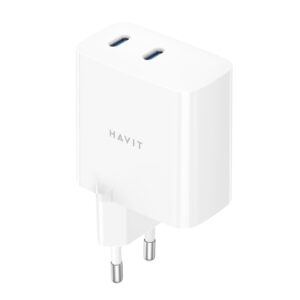 Ładowarka Havit USB-C+USB-C UC45 EU