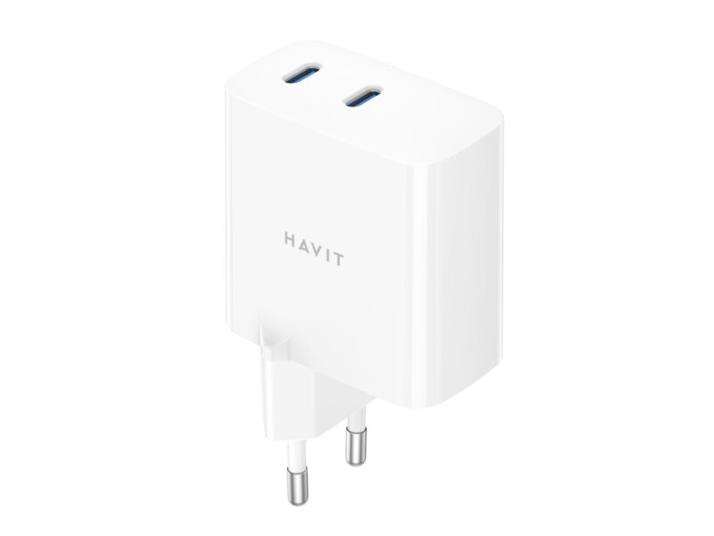 Ładowarka Havit USB-C+USB-C UC45 EU