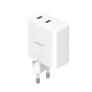 Ładowarka Havit USB-C+USB-C UC45 EU