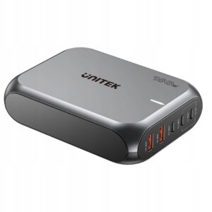 UNITEK ŁADOWARKA SIECIOWA 2X USB-A 3X USB-C GAN PD 3.1 188W
