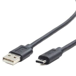 Kabel GEMBIRD CCP-USB2-AMCM-1M (USB 2.0 M - USB typu C M; 1m; kolor czarny)