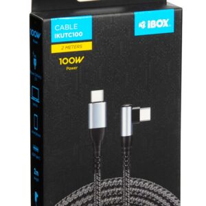 IBOX KABEL IKUTC100 USB-C PD100W 2M