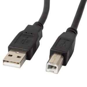 LANBERG KABEL USB-A -> USB-B M/M 0.5M (CZARNY) CA-USBA-10CC-0005-BK