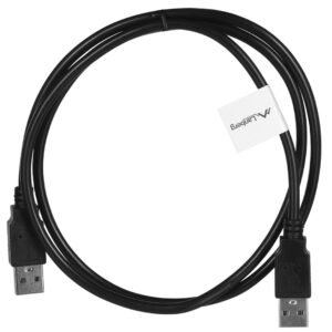 LANBERG KABEL USB-A 2.0 M/M 1M CZARNY CA-USBA-20CU-0010-BK
