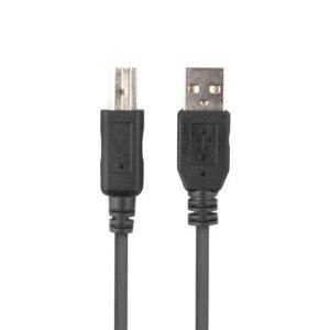 LANBERG KABEL USB-A->USB-B M/M 2.0 1M FERRYT CZARNY BOX CA-USBA-15CU-0010-BK