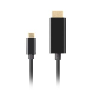 LANBERG KABEL USB-C(M)->HDMI(M) 1M 4K 60HZ CZARNY CA-CMHD-10CU-0010-BK