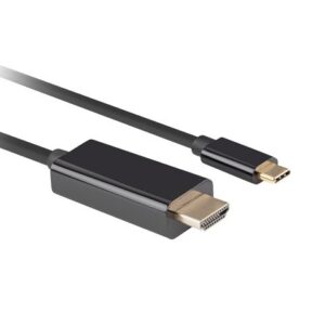 LANBERG KABEL USB-C(M)->HDMI(M) 1M 4K 60HZ CZARNY CA-CMHD-10CU-0010-BK
