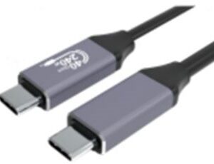 GEMBIRD KABEL USB 4 TYPU C POWER DELIVERY (PD) DO ŁADOWANIA I TRANSMISJI DANYCH 40 GB/S, 240 W, 1.5 M